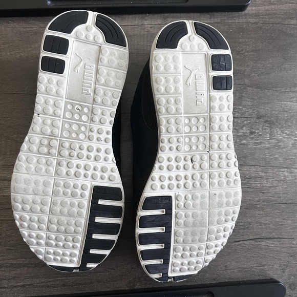 Puma Shoes Womens Size 8.5 Black Mesh SoftFoam Lightweight Athletic Sneakers - Picture 4 of 7